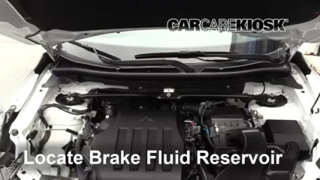 2018 Mitsubishi Eclipse Cross LE 1.5L 4 Cyl. Turbo Brake Fluid Add Fluid